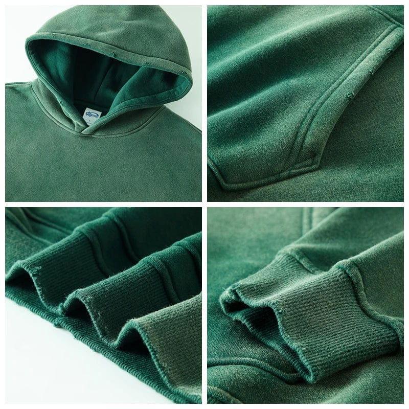 HOODIE "WASHED" - CLVG