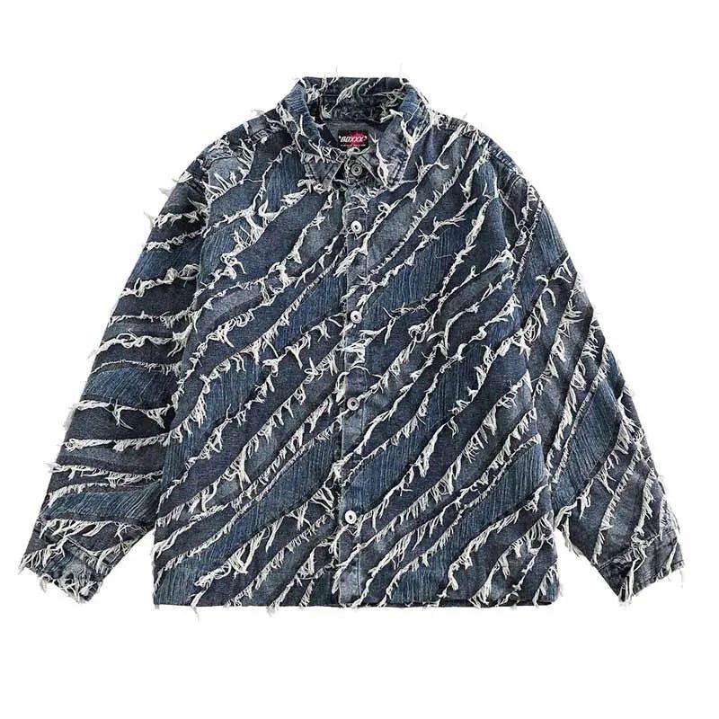 JACKET "SMASHEDJEANS" - CLVG